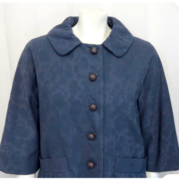 STUNNING VINTAGE RETRO SMOKEY PURPLE MARC BY MARC JACOBS Dress/ COAT - Picture 3 of 5